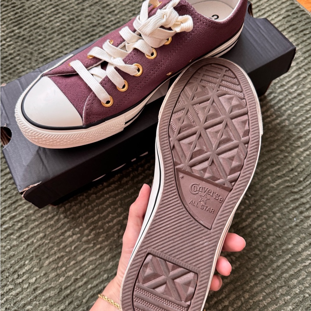 CONVERSE Purple Chuck Taylor All Star Suede sneakers - Picture 2 of 5